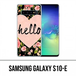 Carcasa Samsung Galaxy S10e - Hola Corazón Rosa