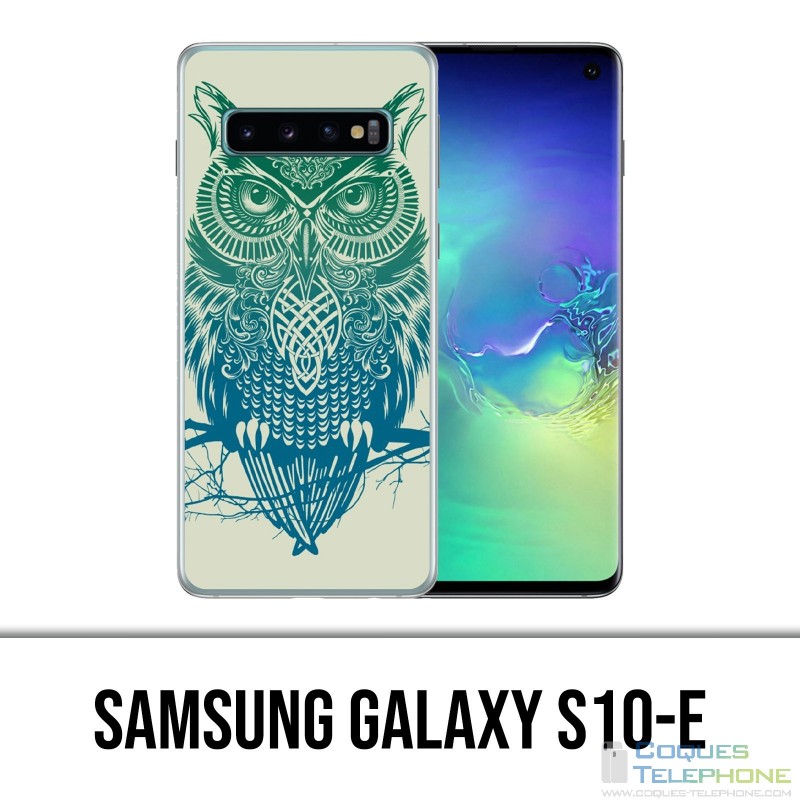 Coque Samsung Galaxy S10e - Hibou Abstrait
