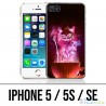Custodia per iPhone 5 / 5S / SE - Tazza per gatti Alice nel paese delle meraviglie