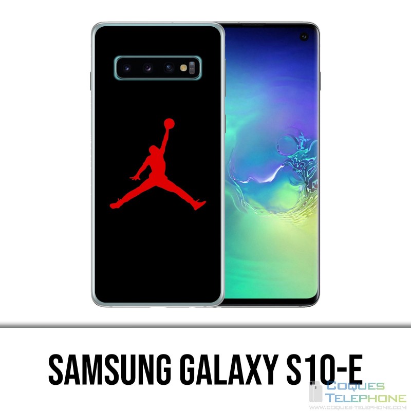 Coque Samsung Galaxy S10e - Jordan Basketball Logo Noir