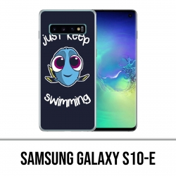 Samsung Galaxy S10e Hülle - Schwimmen Sie einfach weiter