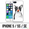 Funda iPhone 5 / 5S / SE - Payaso Perro Bulldog