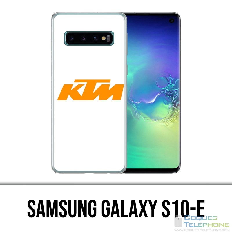 Samsung Galaxy S10e Hülle - Ktm Logo Weißer Hintergrund