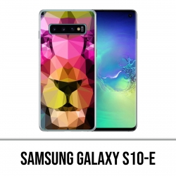 Coque Samsung Galaxy S10e - Lion Geometrique