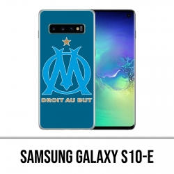 Coque Samsung Galaxy S10e - Logo Om Marseille Big Fond Bleu