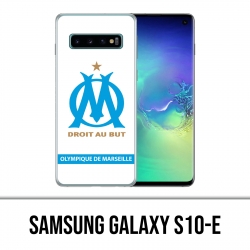 Samsung Galaxy S10e case - Logo Om Marseille Blanc
