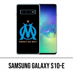 Coque Samsung Galaxy S10e - Logo Om Marseille Noir