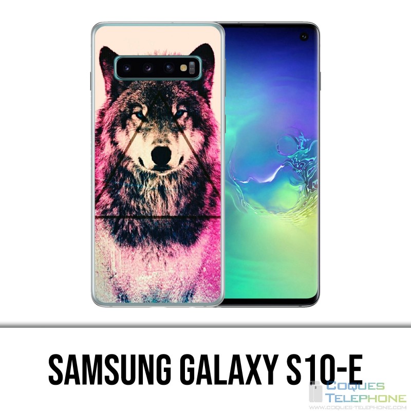 Carcasa Samsung Galaxy S10e - Triangle Wolf