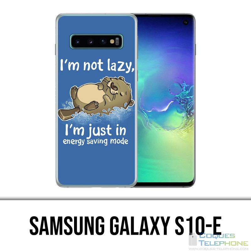 Samsung Galaxy S10e case - Loutre Not Lazy