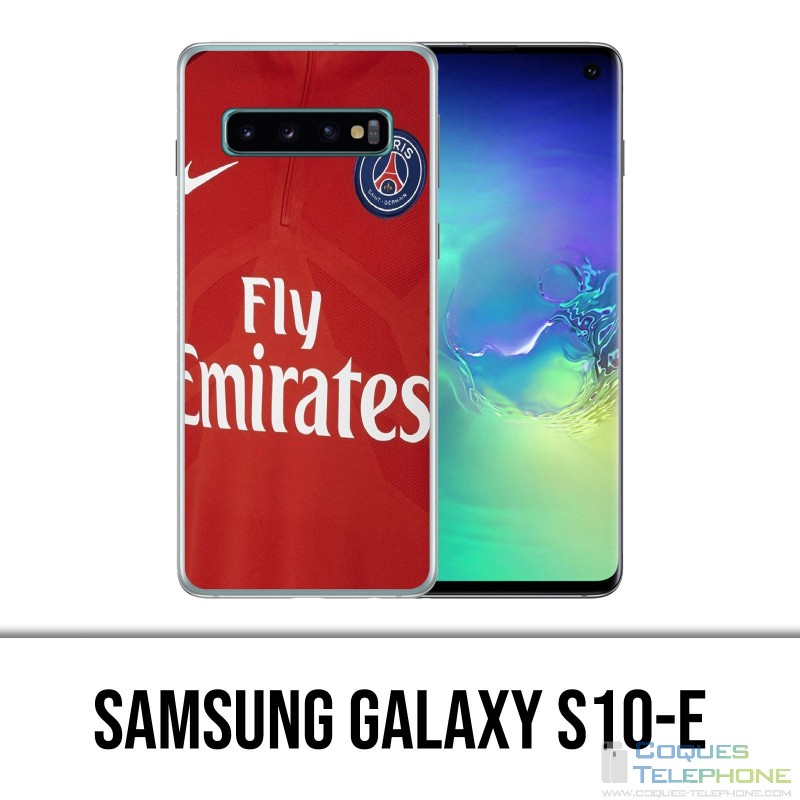 Custodia Samsung Galaxy S10e - Jersey Psg rosso