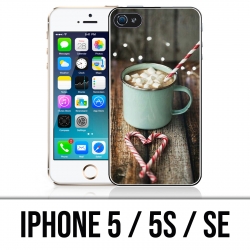 Custodia per iPhone 5 / 5S / SE - Marshmallow al cioccolato caldo