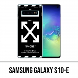 Custodia per Samsung Galaxy S10e - Nero bianco sporco