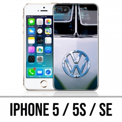 Coque iPhone 5 / 5S / SE - Combi Gris Vw Volkswagen