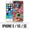 Custodia per iPhone 5 / 5S / SE - Retro console vintage