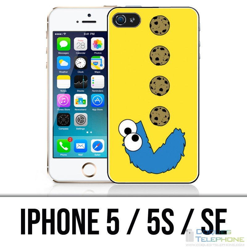 Custodia per iPhone 5 / 5S / SE - Cookie Monster Pacman