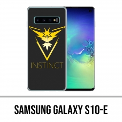Samsung Galaxy S10e Hülle - Pokemon Go Team Yellow Grunge