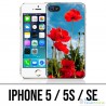 IPhone 5 / 5S / SE Hülle - Poppies 1
