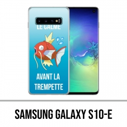 Coque Samsung Galaxy S10e - Pokémon Le Calme Avant La Trempette Magicarpe