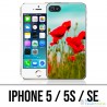 IPhone 5 / 5S / SE Hülle - Poppies 2