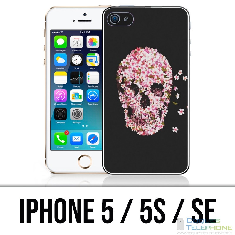 Coque iPhone 5 / 5S / SE - Crane Fleurs