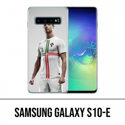 Coque Samsung Galaxy S10e - Ronaldo Football Splash