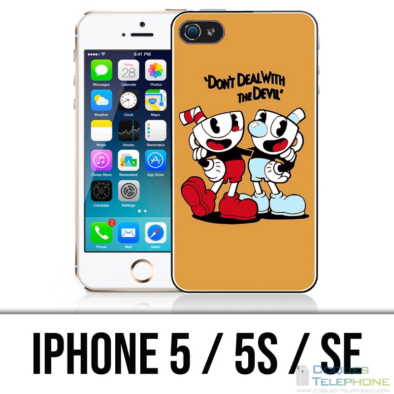 IPhone 5 / 5S / SE Tasche - Cuphead