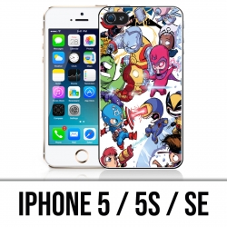 Coque iPhone 5 / 5S / SE - Cute Marvel Heroes