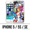 Custodia per iPhone 5 / 5S / SE - Cute Marvel Heroes