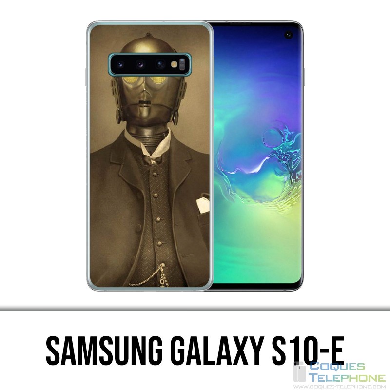 Coque Samsung Galaxy S10e - Star Wars Vintage C3Po