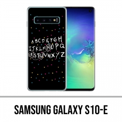 Coque Samsung Galaxy S10e - Stranger Things Alphabet