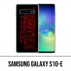 Carcasa Samsung Galaxy S10e - Logotipo de Stranger Things