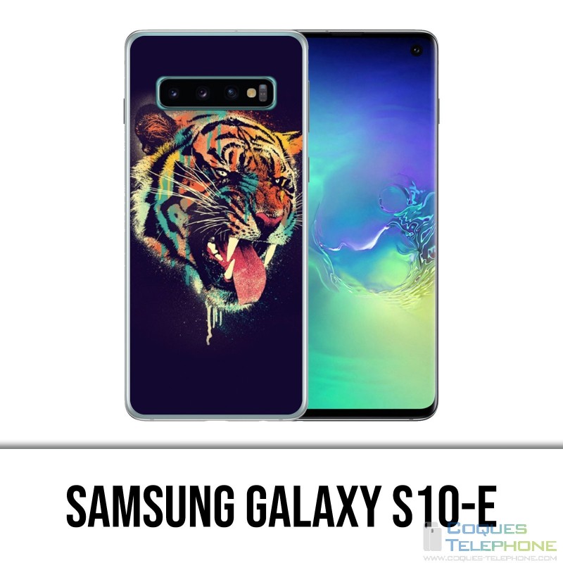 Samsung Galaxy S10e Case - Tiger Painting