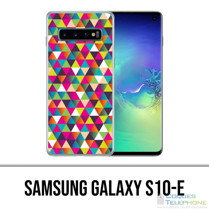 Custodia Samsung Galaxy S10e - Triangolo multicolore