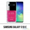 Samsung Galaxy S10e Case - Pink Paris Varnish