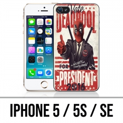 Coque iPhone 5 / 5S / SE - Deadpool Président