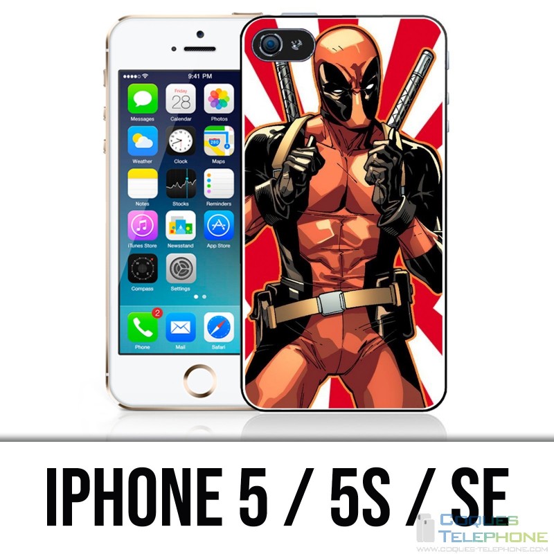 IPhone 5 / 5S / SE case - Deadpool Redsun