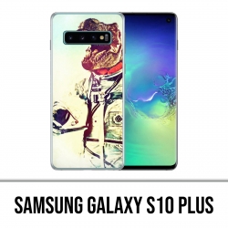 Samsung Galaxy S10 Plus Hülle - Tierastronauten-Dinosaurier