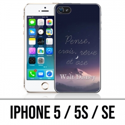 IPhone 5 / 5S / SE Hülle - Disney Zitat Think Think Reve