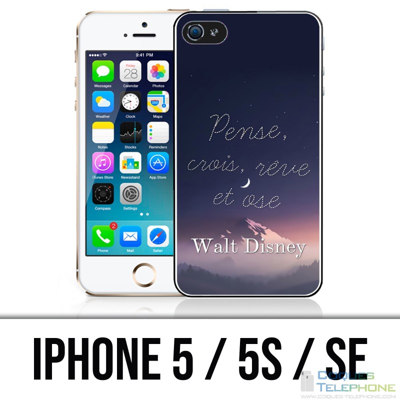 IPhone 5 / 5S / SE Case - Disney Quote Think Think Reve