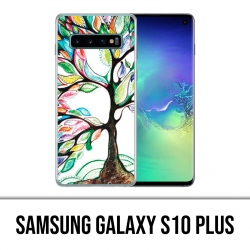 Samsung Galaxy S10 Plus Hülle - Mehrfarbiger Baum