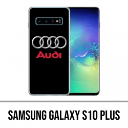 Coque Samsung Galaxy S10 PLUS - Audi Logo Métal