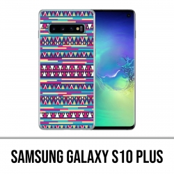 Samsung Galaxy S10 Plus Hülle - Pink Azteque