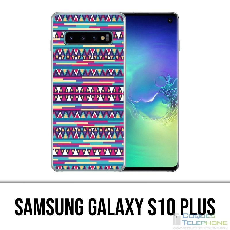 Samsung Galaxy S10 Plus Case - Pink Azteque