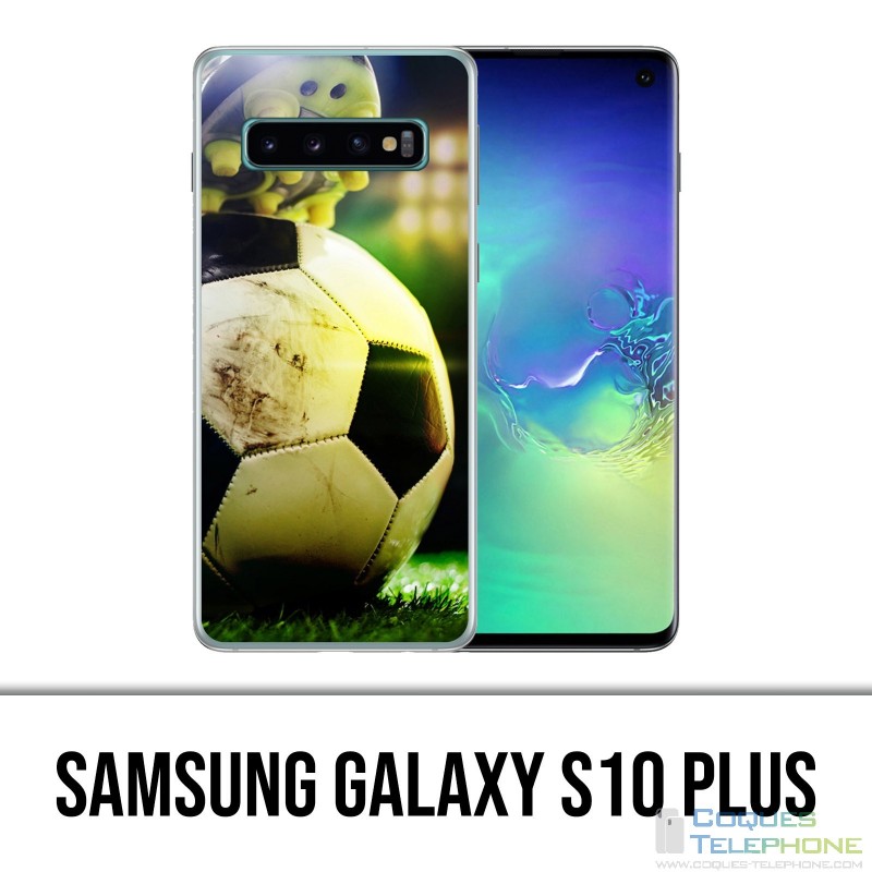 Coque Samsung Galaxy S10 PLUS - Ballon Football Pied
