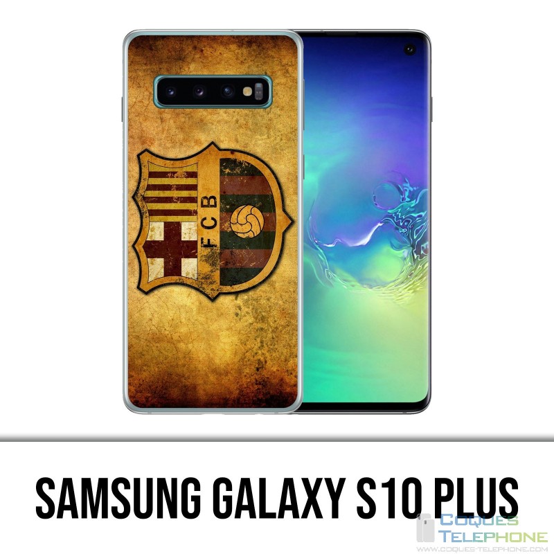 Coque Samsung Galaxy S10 PLUS - Barcelone Vintage Football