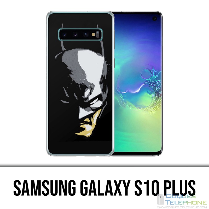 Coque Samsung Galaxy S10 PLUS - Batman Paint Face