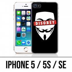 Coque iPhone 5 / 5S / SE - Disobey Anonymous