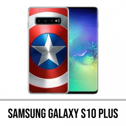 Samsung Galaxy S10 Plus Hülle - Captain America Avengers Shield