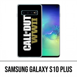 Custodia Samsung Galaxy S10 Plus - Logo Call Of Duty Ww2