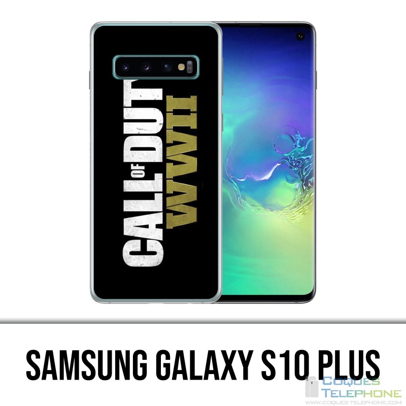 Carcasa Samsung Galaxy S10 Plus - Logotipo de Call of Duty Ww2